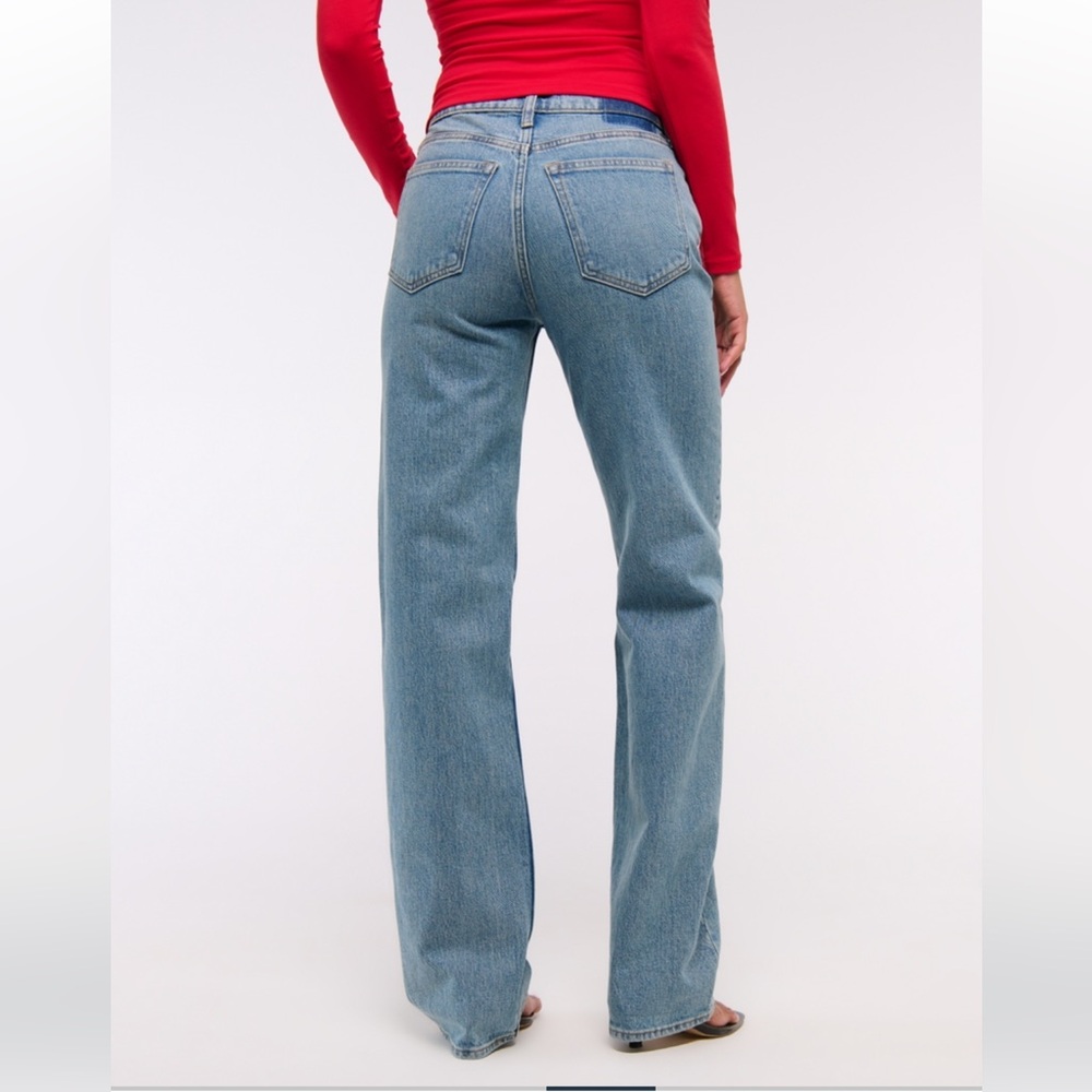 Abercrombie and Fitch A&F The 90s Relaxed Jean High Rise 28 6XL 6 XL Curve Love